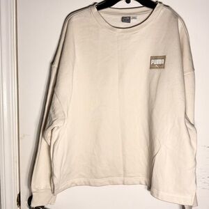 Puma Cream Crewneck Sweatshirt Size XL